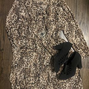 Leopard print Dress